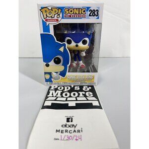 Funko Pop! Sonic The Hedgehog: Sonic With Ring 283 Vinyl Figure Brand New